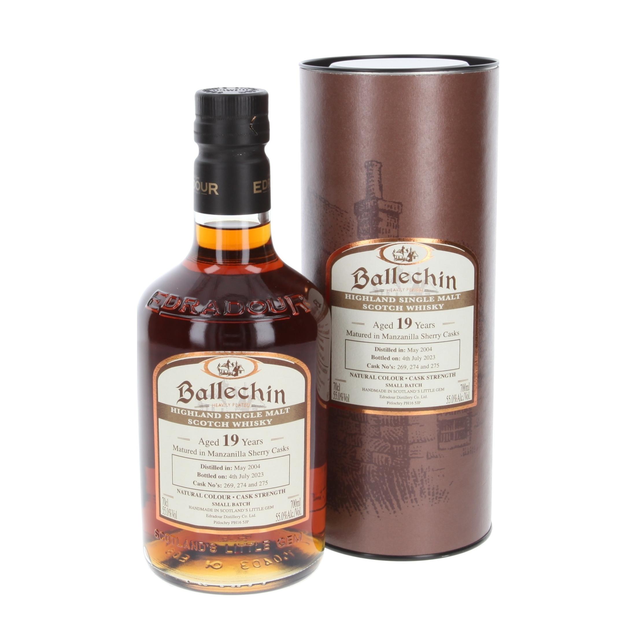 Ballechin Manzanilla Cask 19 Years 2004/2023  whisky 700 ml