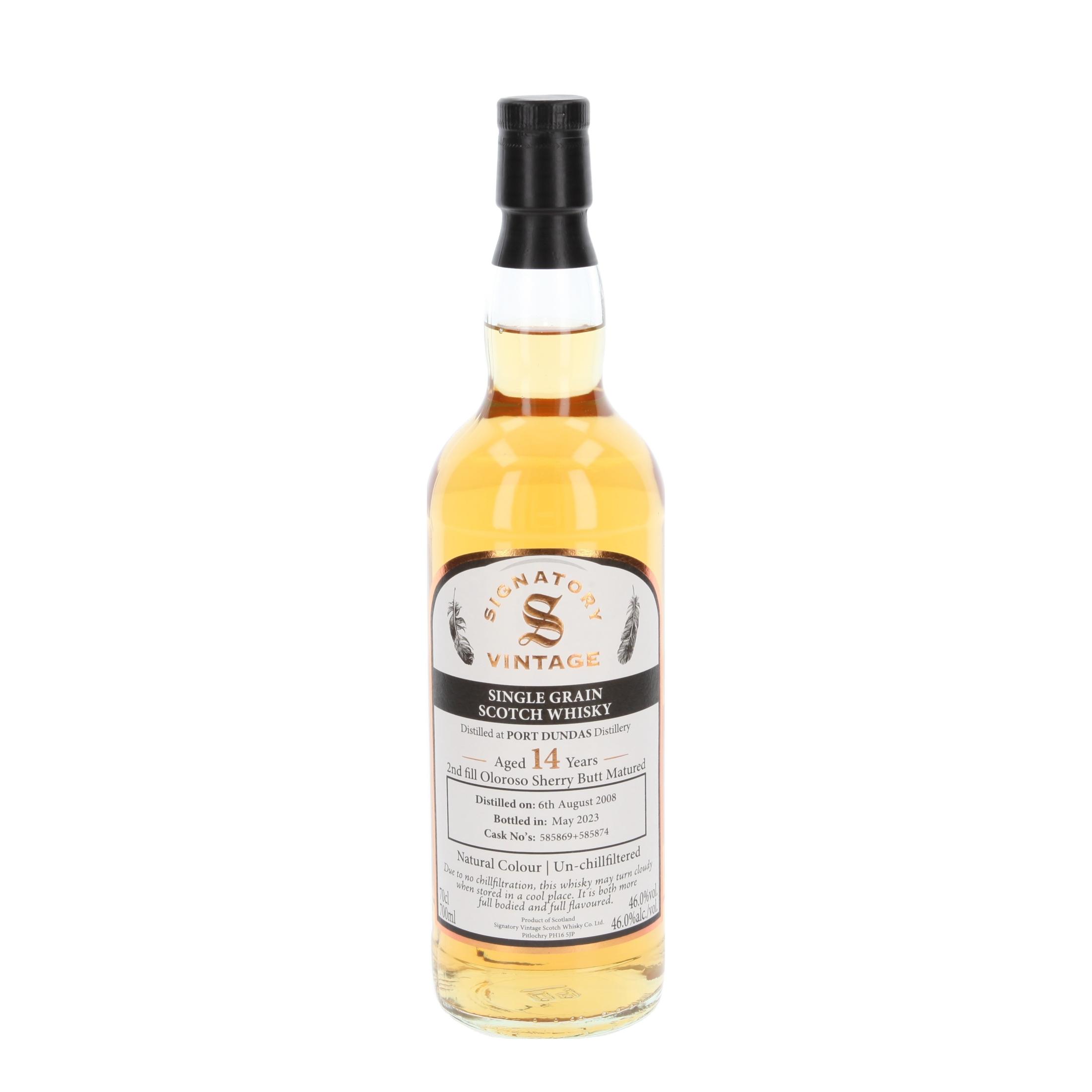 Whisky Port Dundas Second Fill Oloroso Sherry Butts 14 Years 2008/2023 700 ml