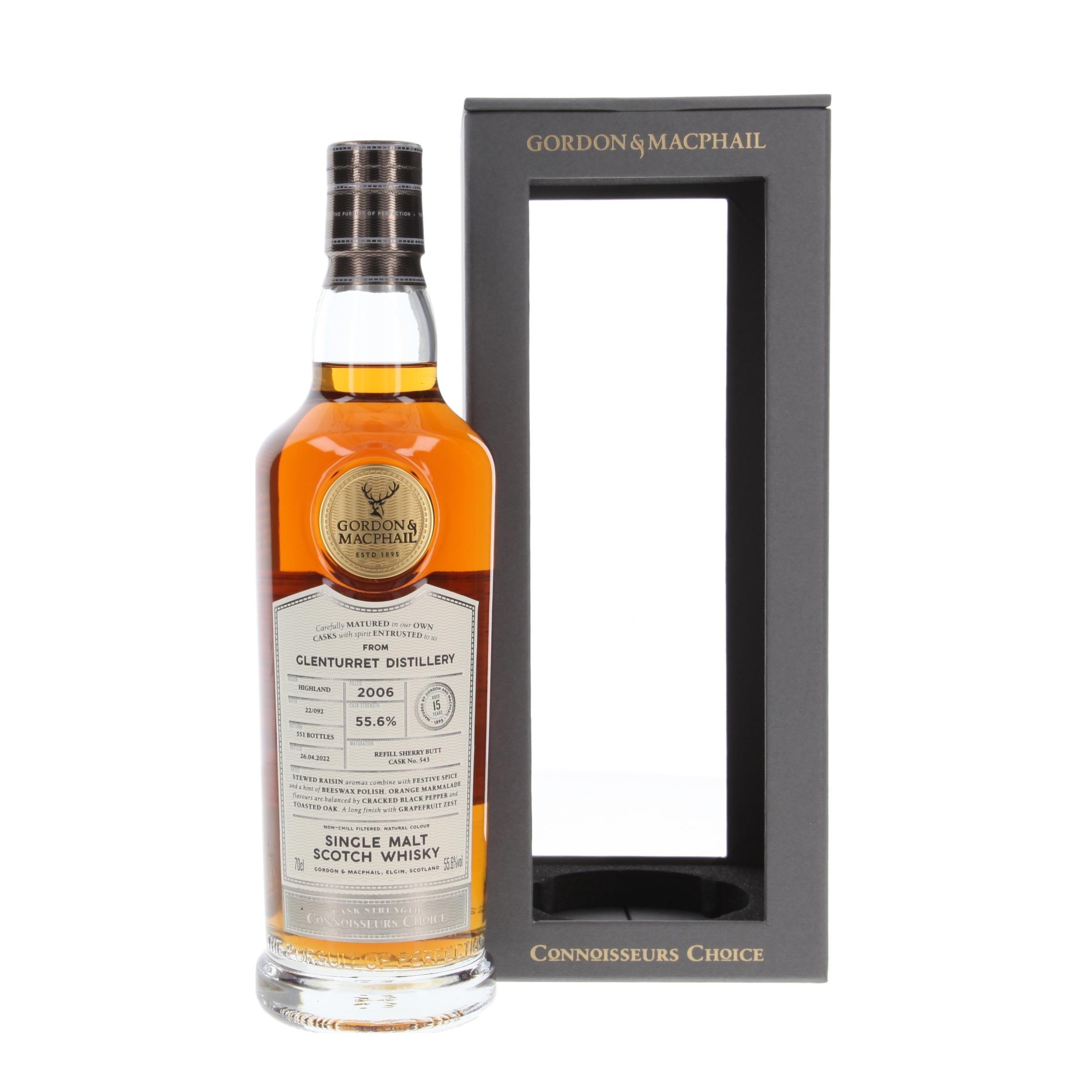 Glenturret Refill Sherry Butt Connoisseurs Choice - Cask Strength 15 Year 2006/2022 700 ml
