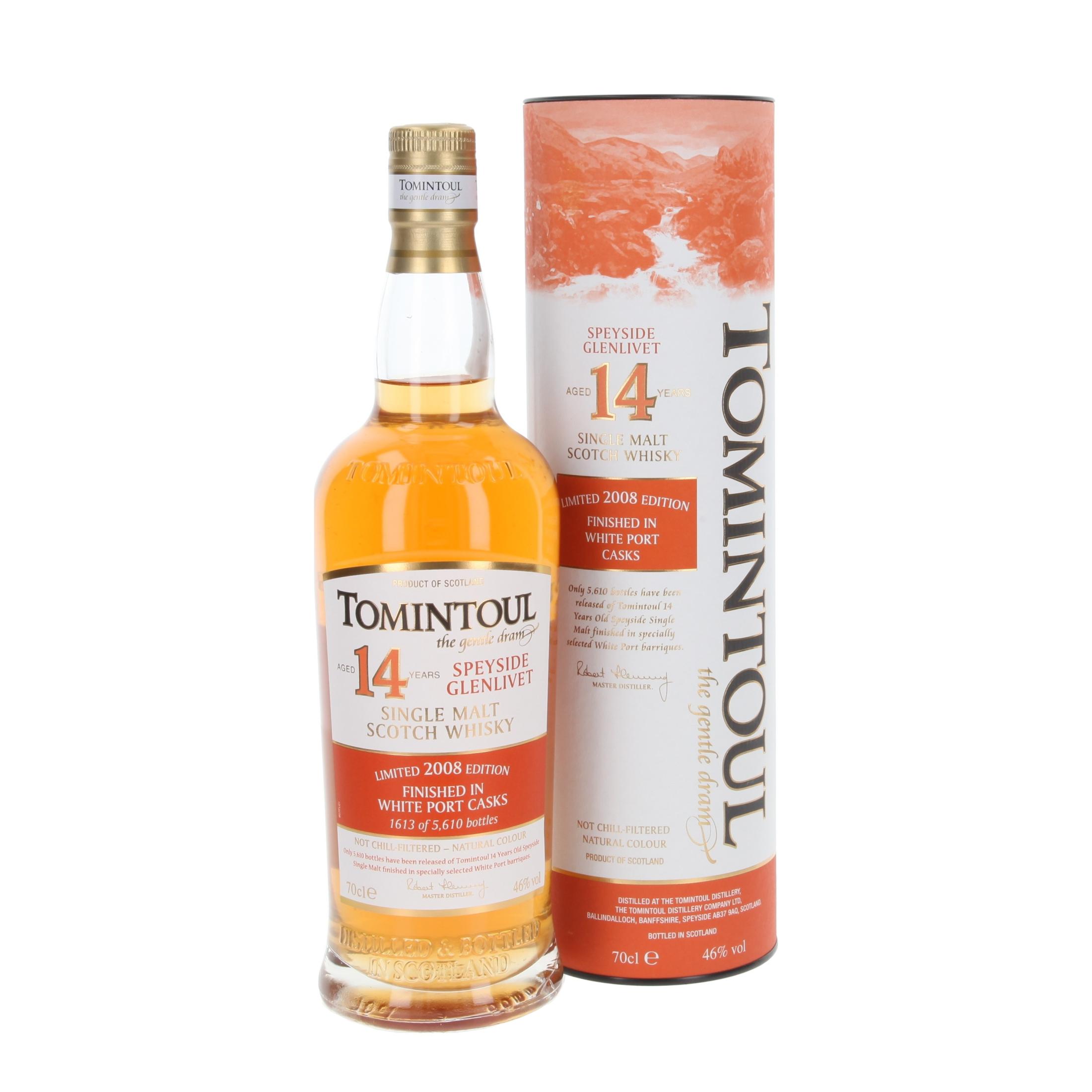 Tomintoul White Port Cask Finish 14 Years 2008/2023 Whiskey 700 ml