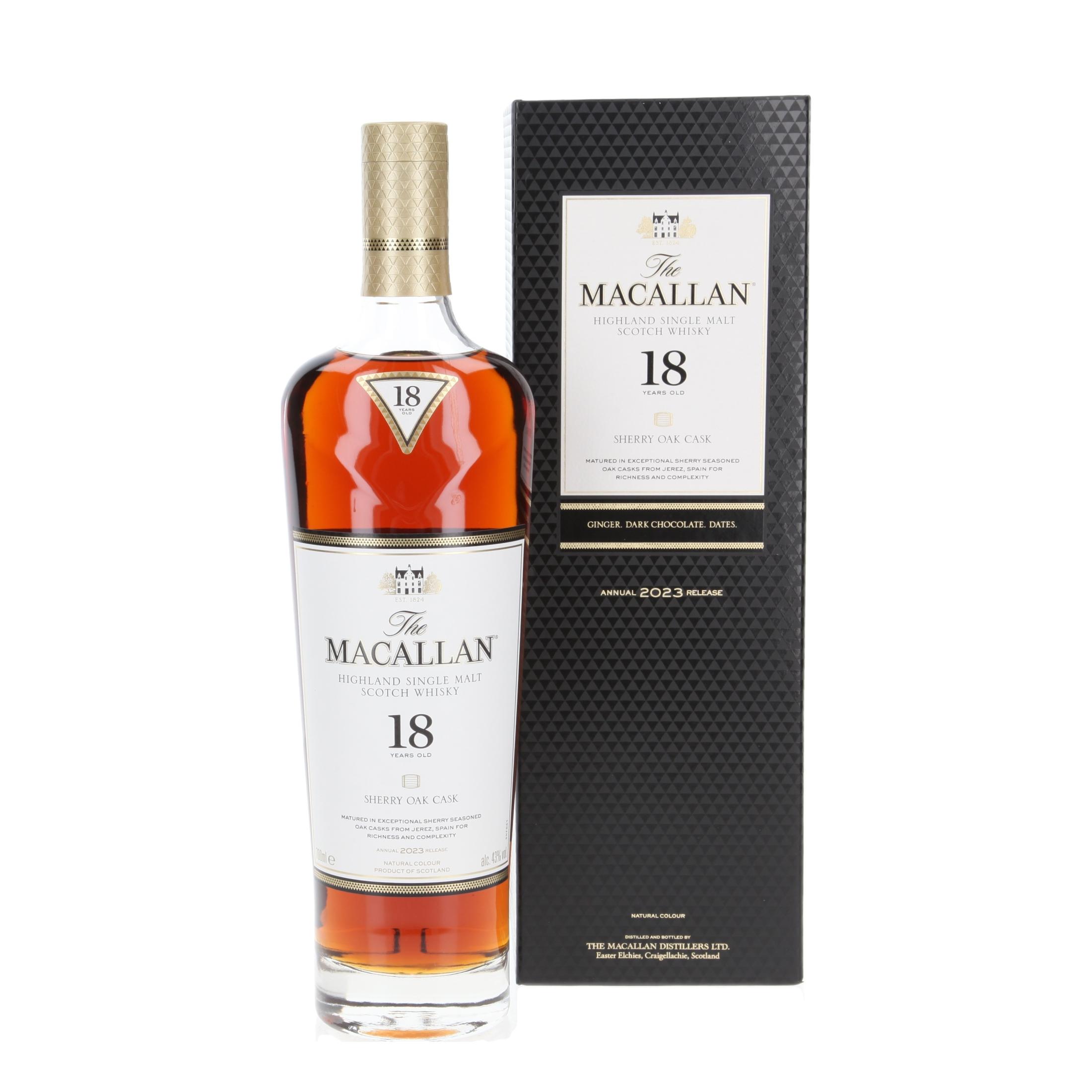Macallan Sherry Oak 18 Years 2023 700 ml