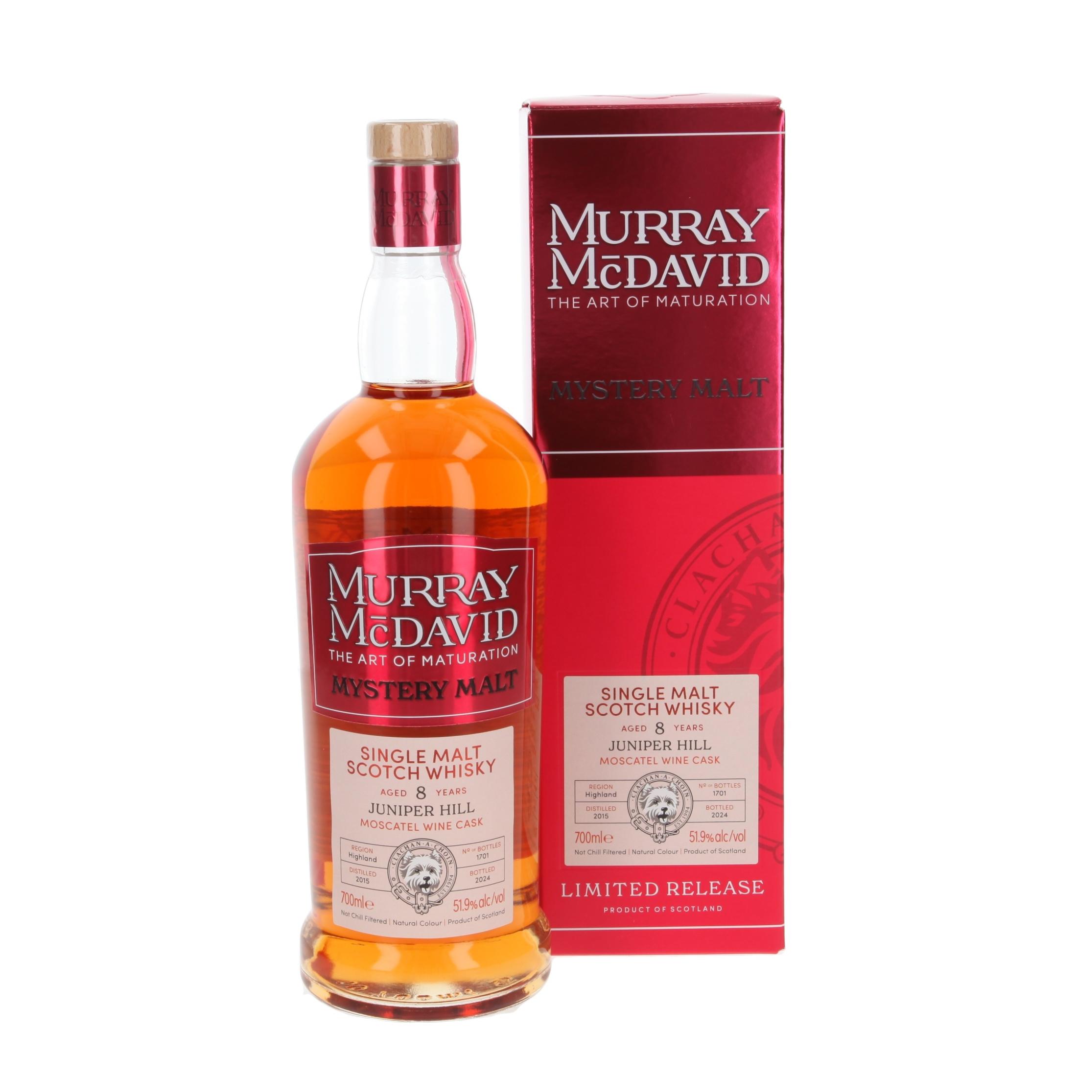 Juniper Hill Whisky Moscatel Wine Cask Mystery Malt 8 Years 2015/2024 700 ml