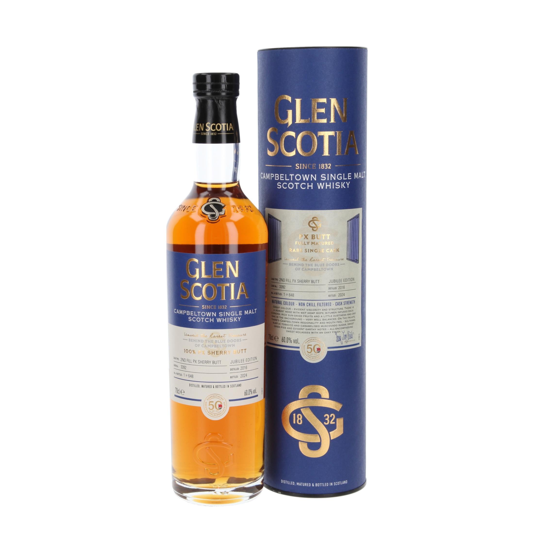Wiskey Glen Scotia Vintage PX Sherry Butt - Jubilee Edition 2016/2024 700 ml