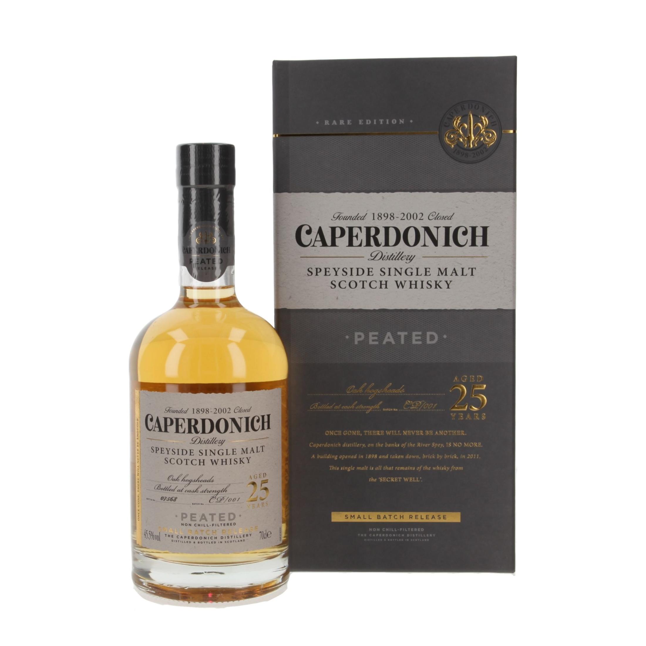 Caperdonich Peated 25 Year Old Whisky 700 ml