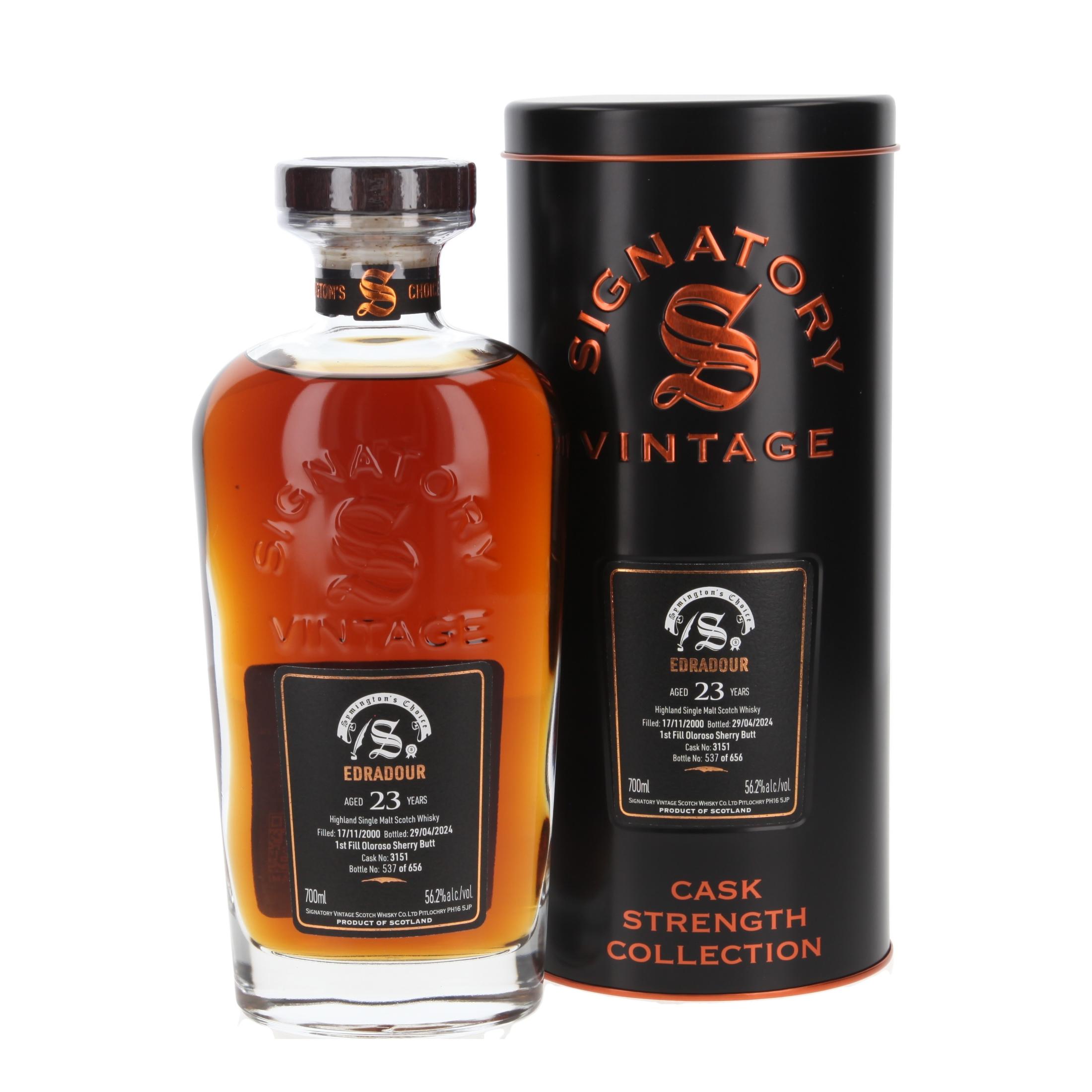Edradour Oloroso Sherry Butt Symington's Choice Cask Strength Collection 23 Year Old 2000/2024 700 ml