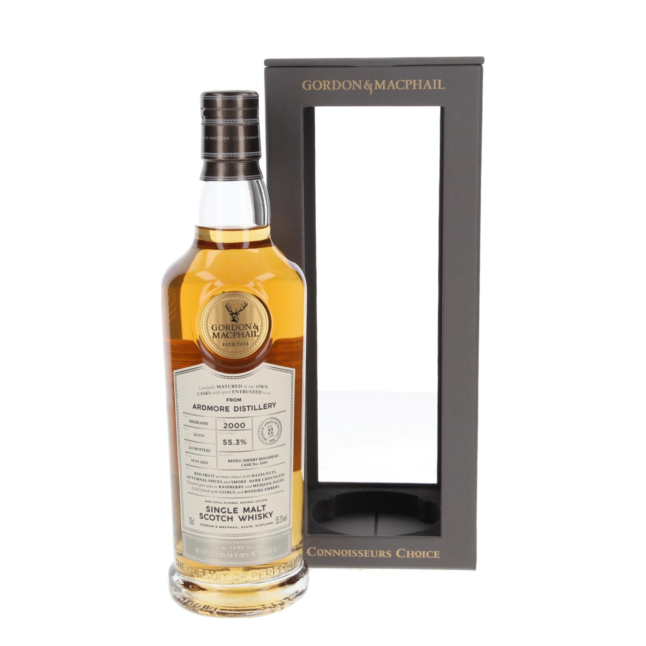 Ardmore Connoisseurs Choice - Cask Strength 22 Years Old 2000/2023 700 ml