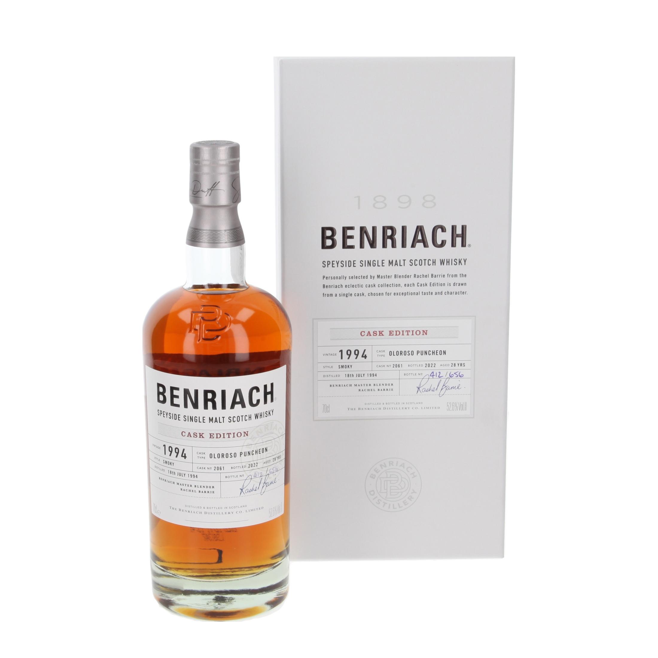 BenRiach Cask Edition Oloroso Sherry 28 Years 1994/2022 700 ml