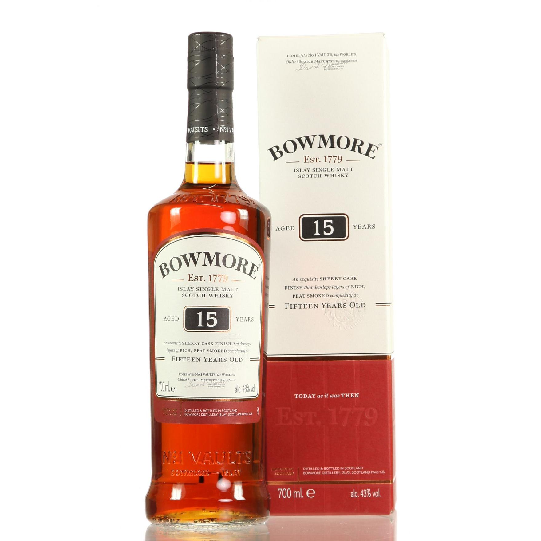 Bowmore 15 Year Old Whisky 700 ml