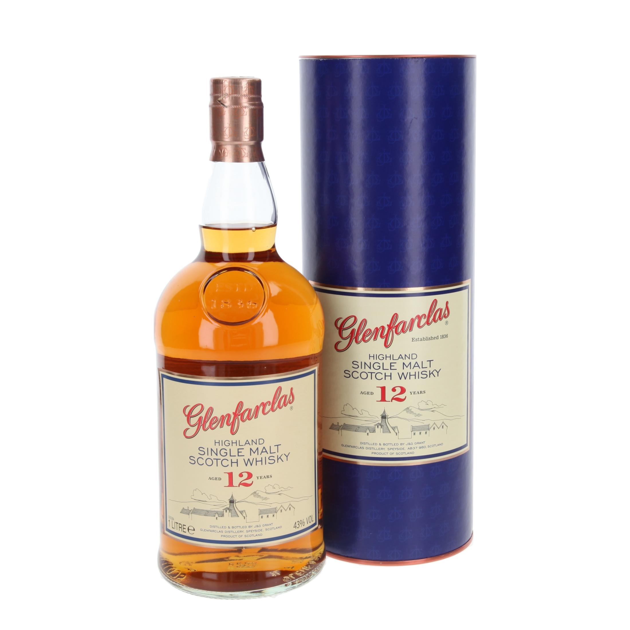 Glenfarclas 12 Year Old Whisky 1000 ml