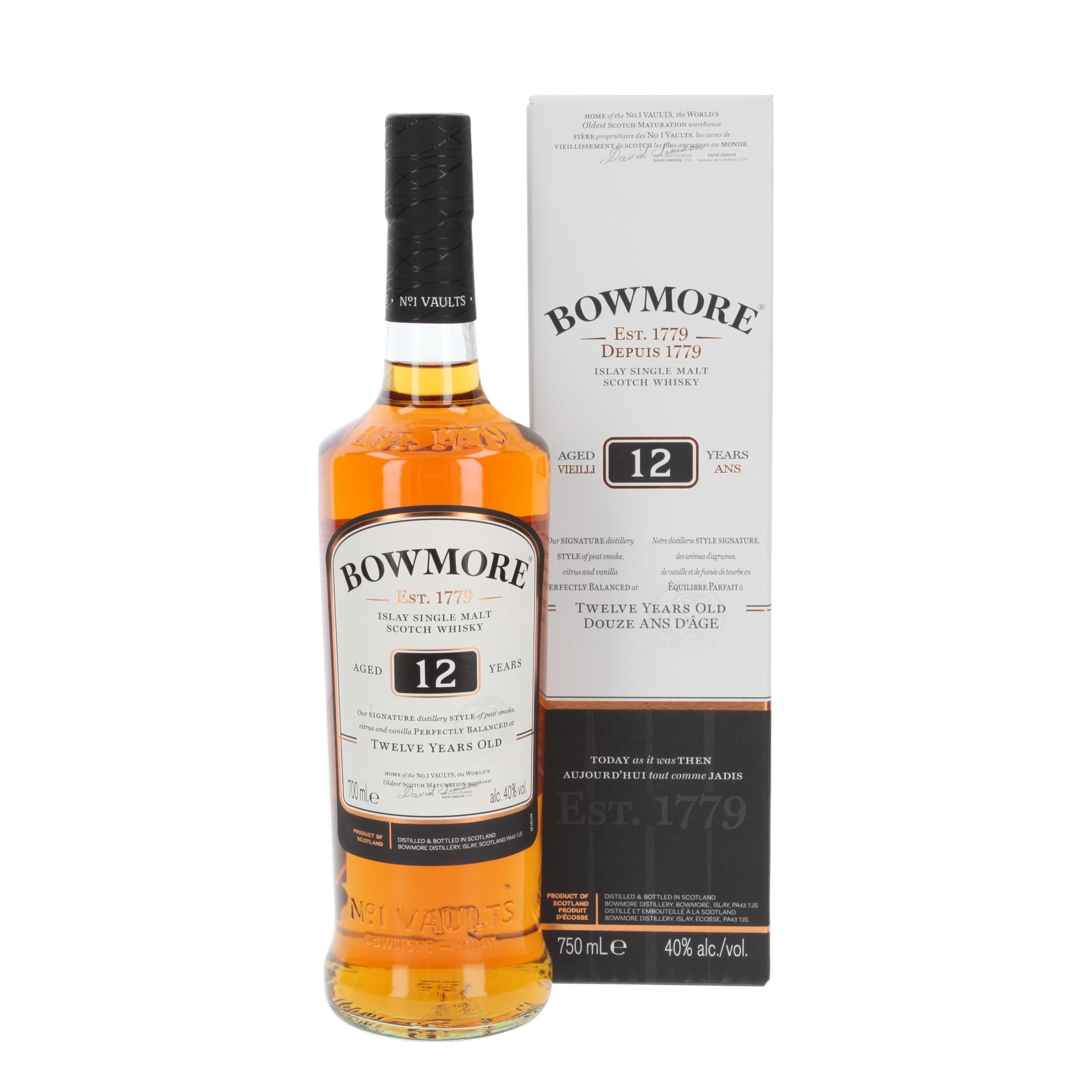 Bowmore 12 Year Old Whisky 700 ml