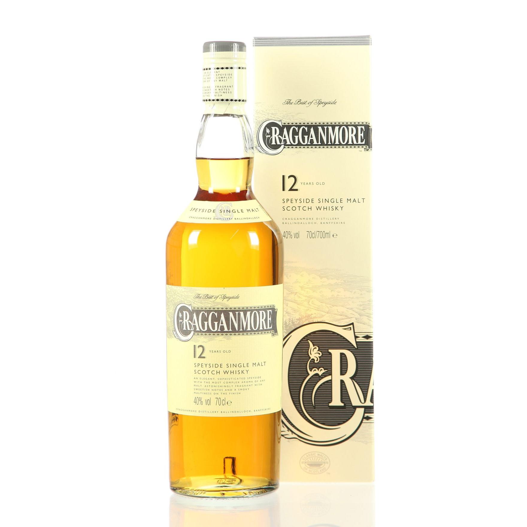 Cragganmore 12 Year Old Whiskey 700 ml