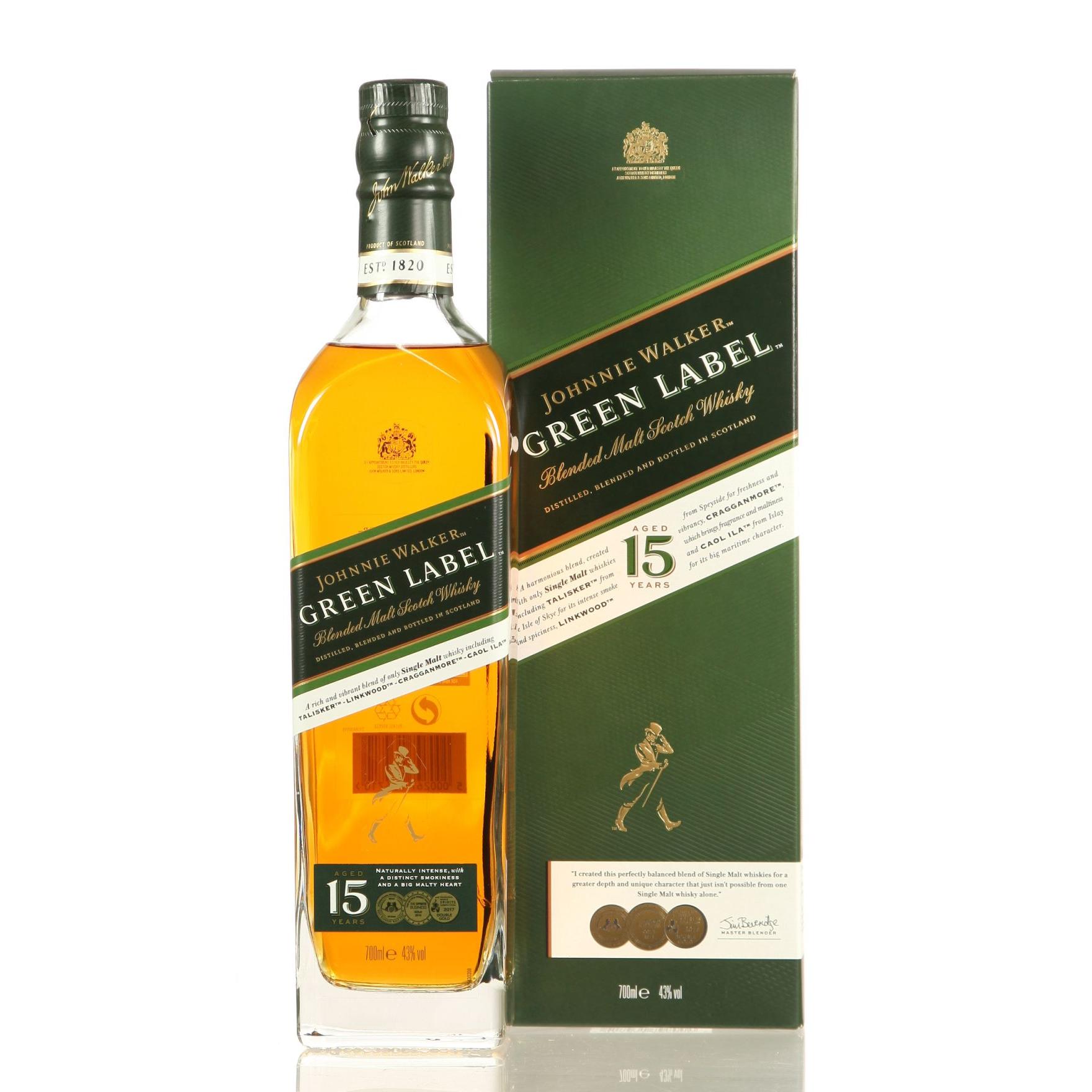 Johnnie Walker Green Label 15 Year 700 ml