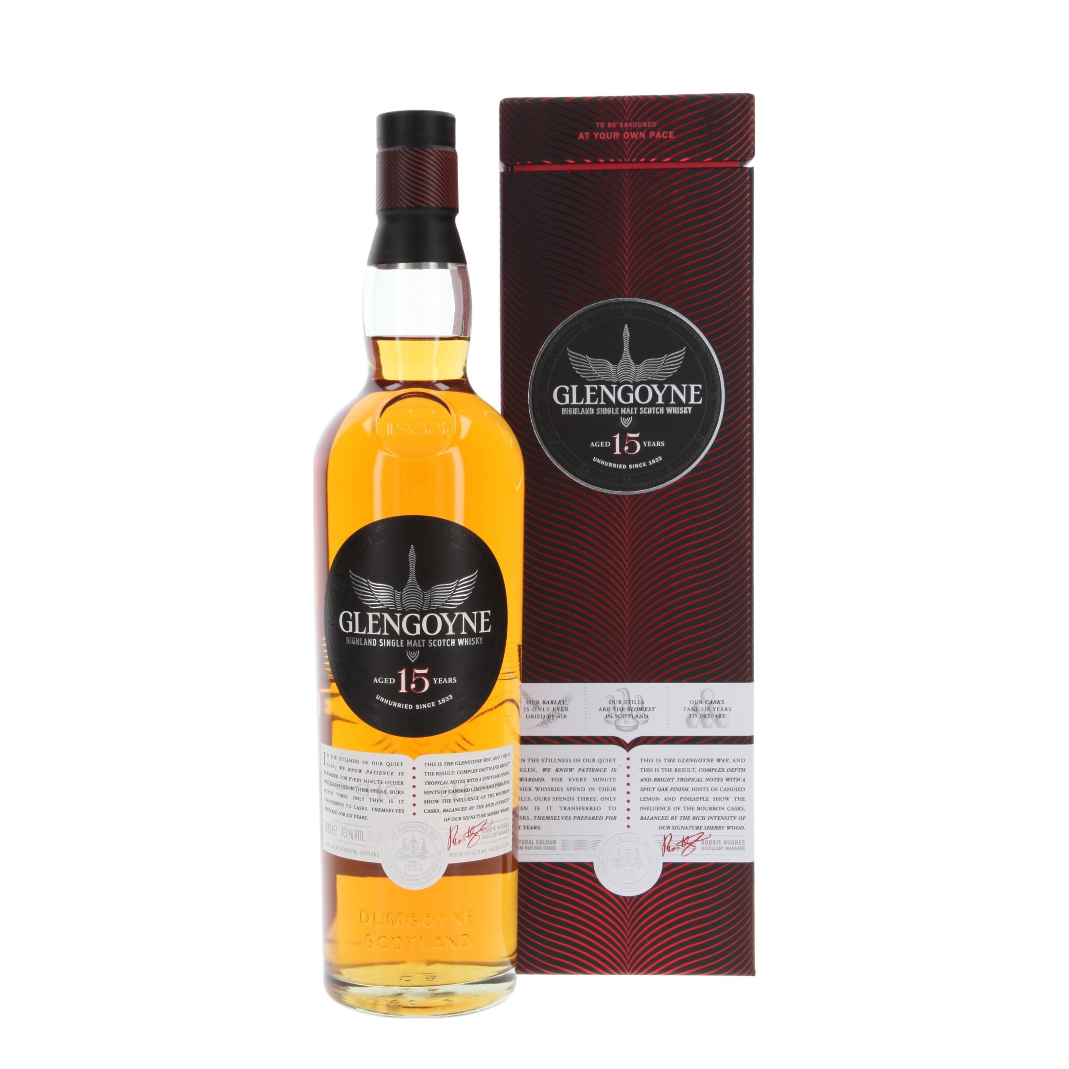 Glengoyne 15 Year Old Whiskey 700 ml