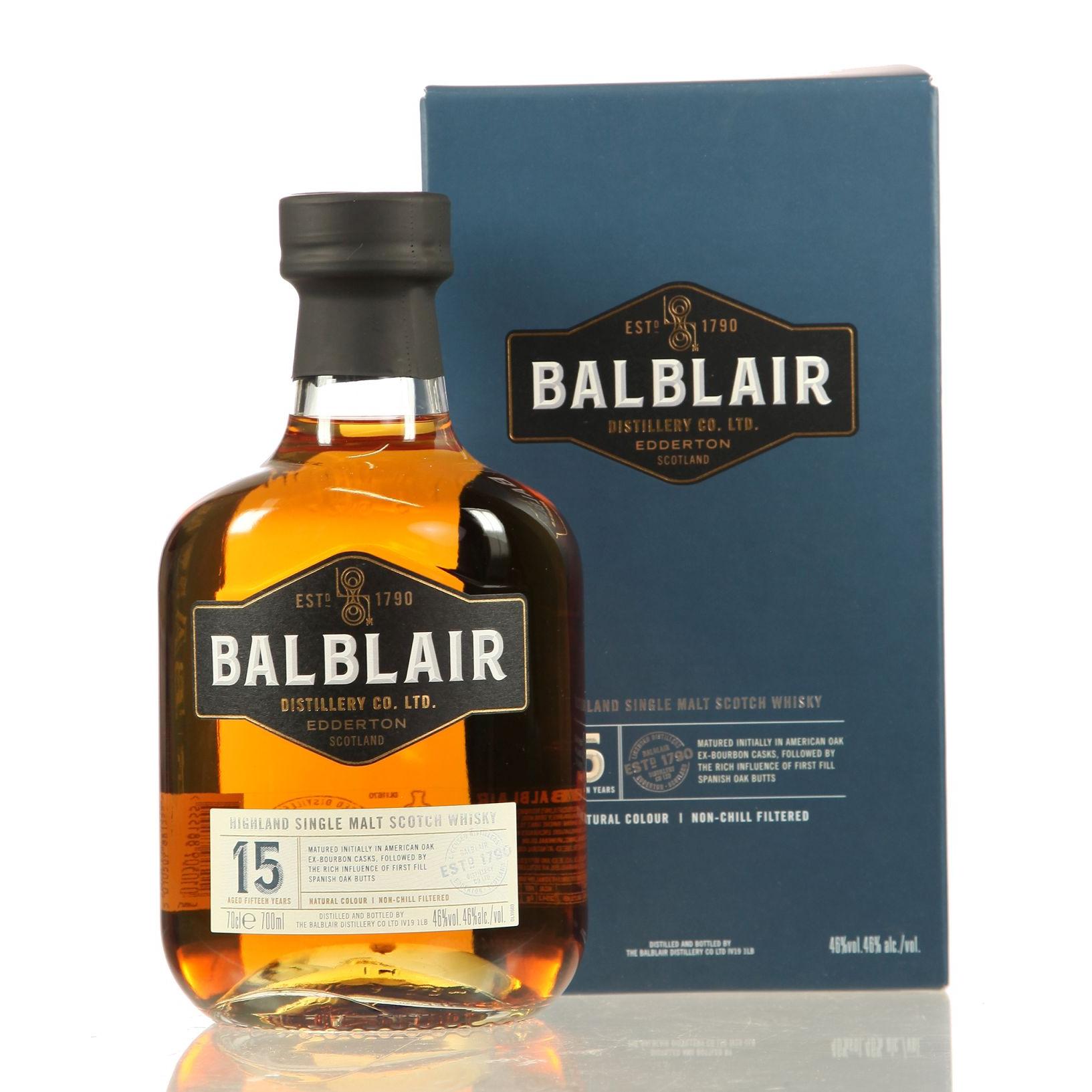 Balblair 15 Year Old Whisky 700 ml