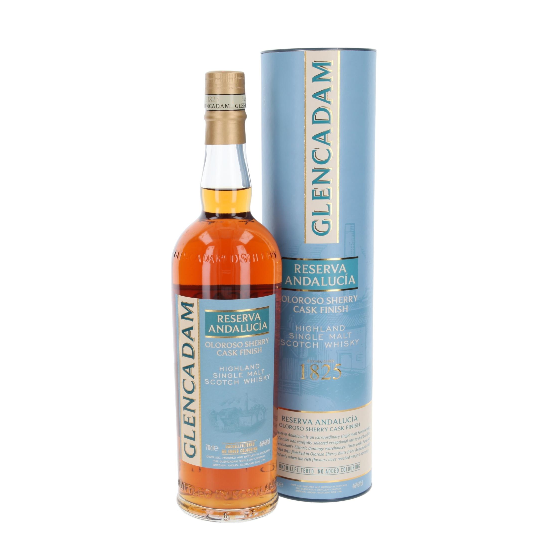 Wiskey Glencadam Reserva Andalucía Oloroso 700 ml