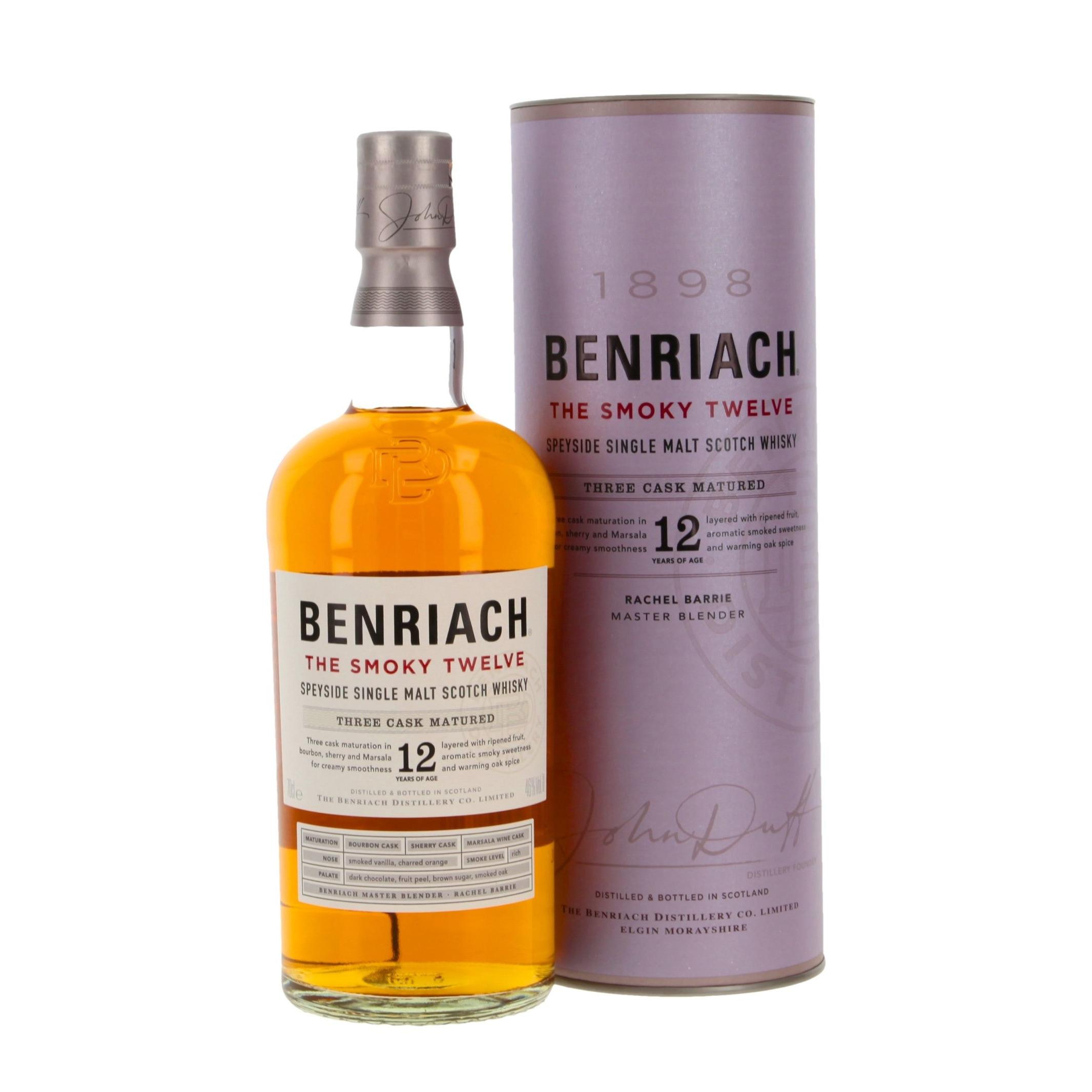 BenRiach The Smoky Twelve 12 Years 700 ml