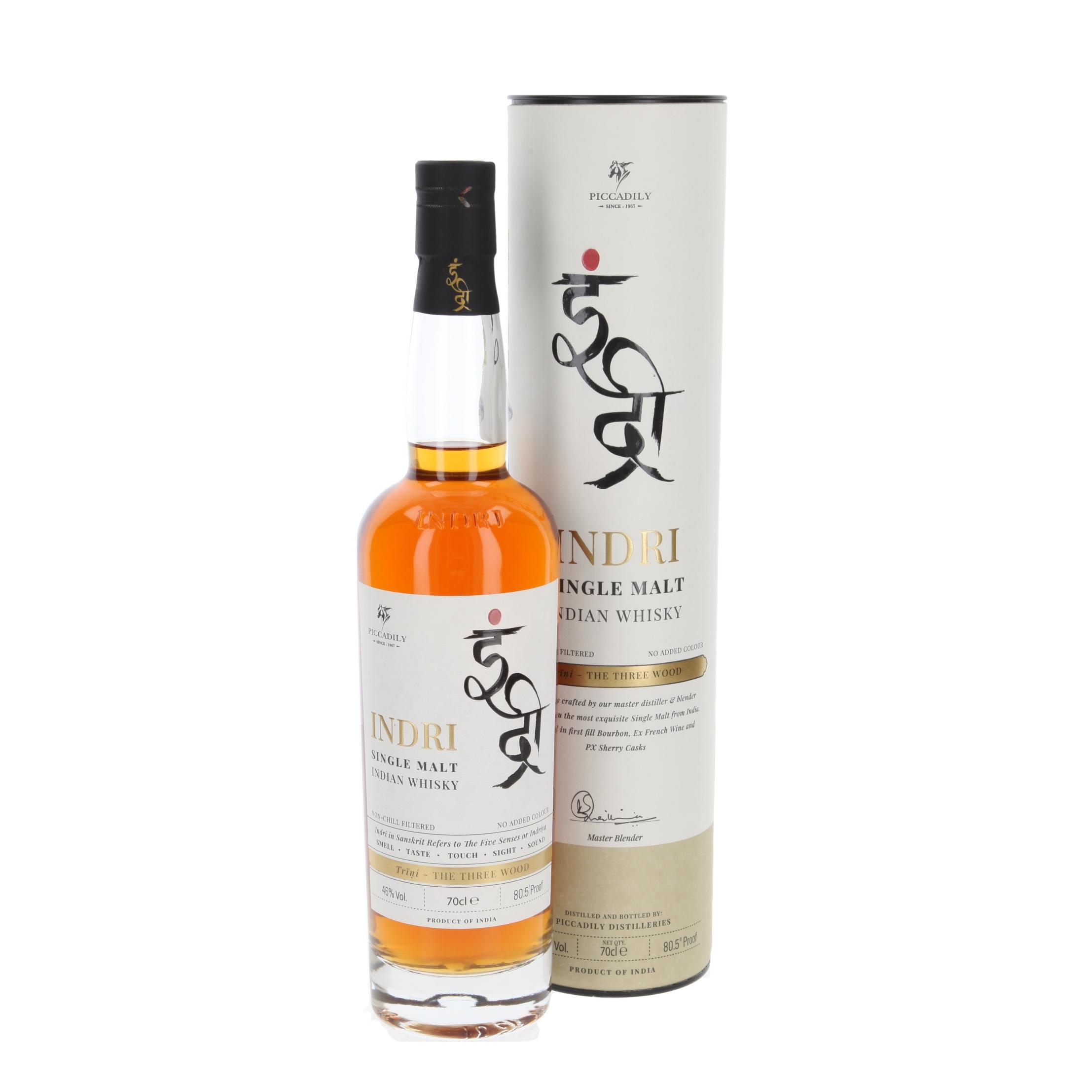 Wiskey Indri Trini - The Three Wood 700 ml