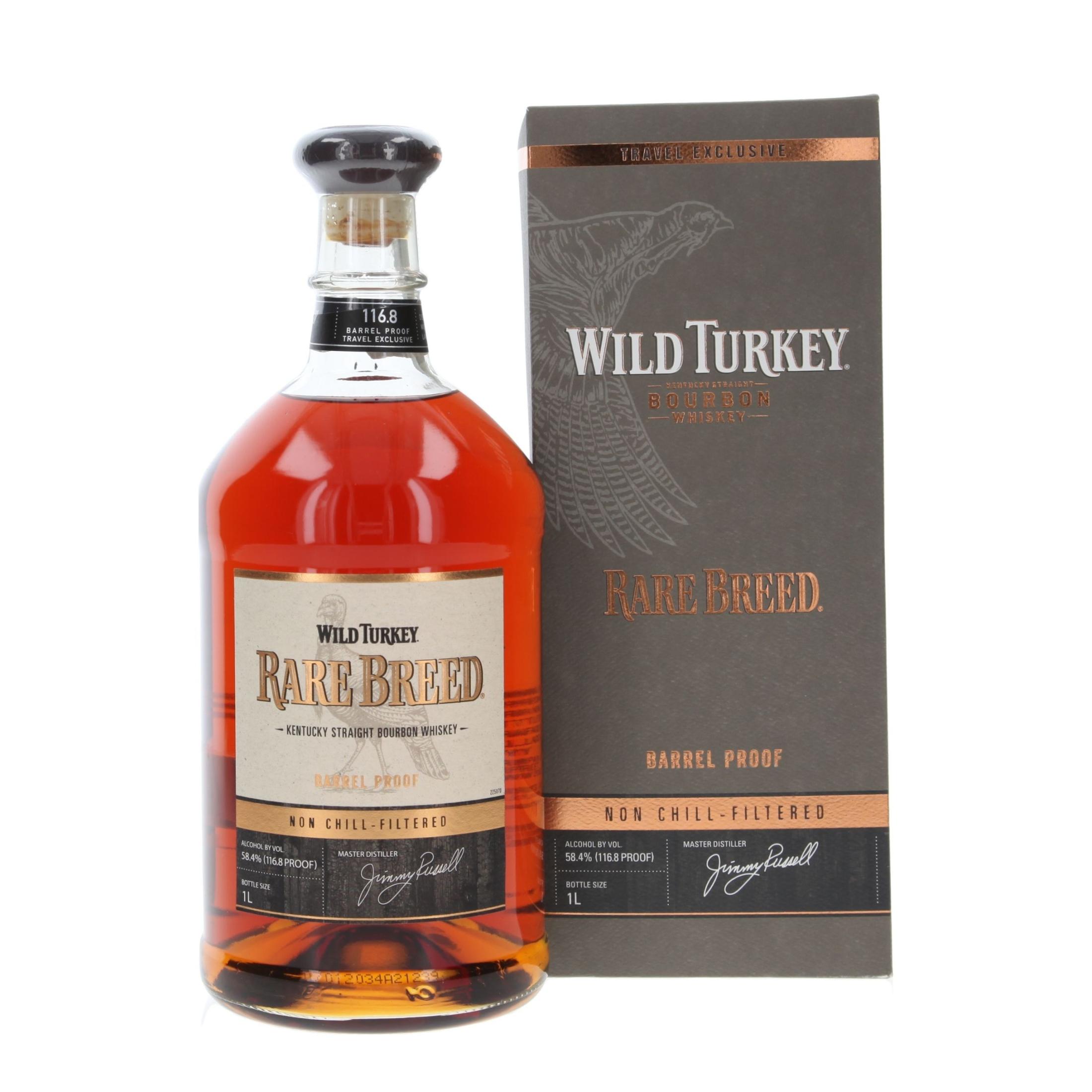Wiskey Wild Turkey Rare Breed - 1 litre 1000 ml