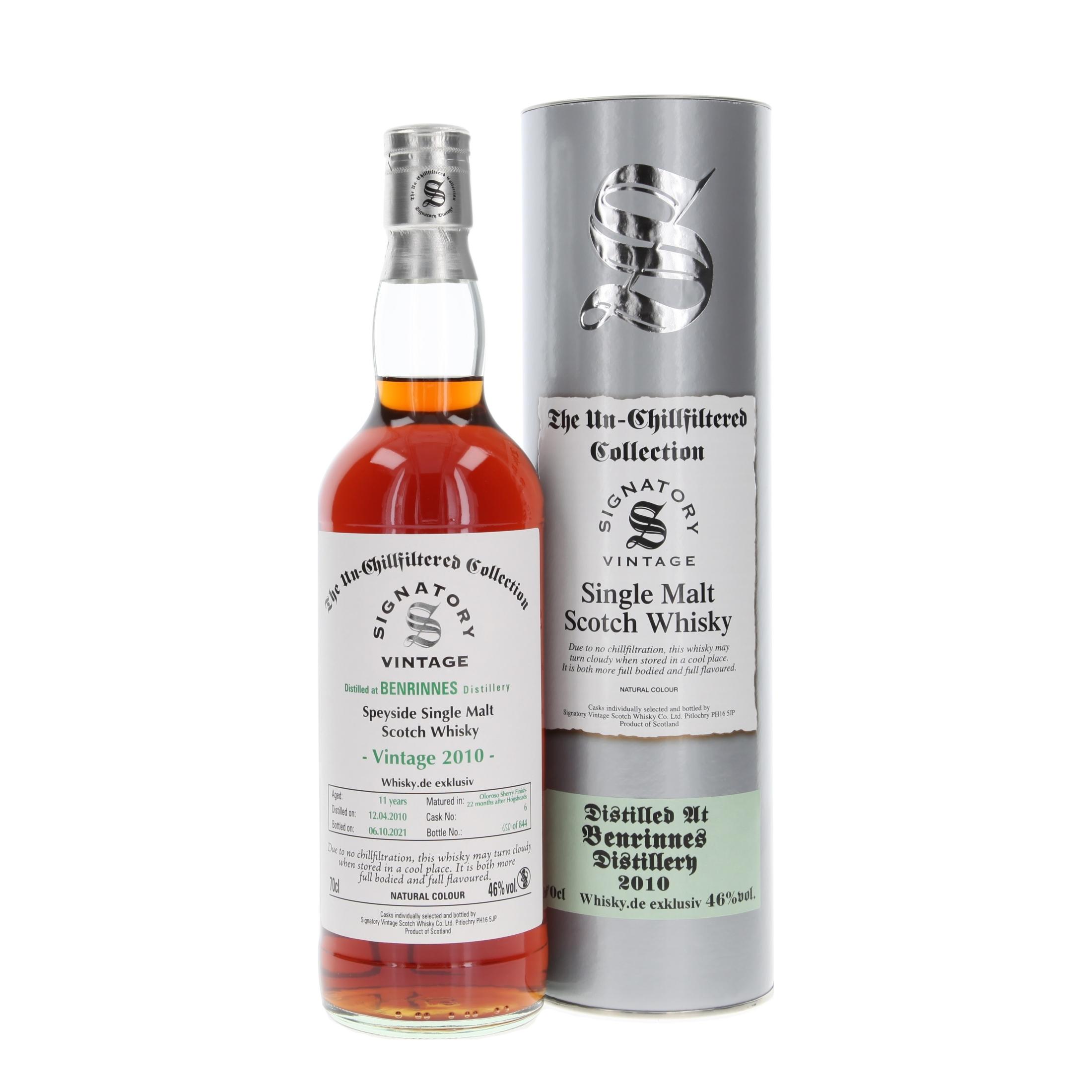 Benrinnes Whisky.de exclusive 11 Years 2010/2021 700 ml