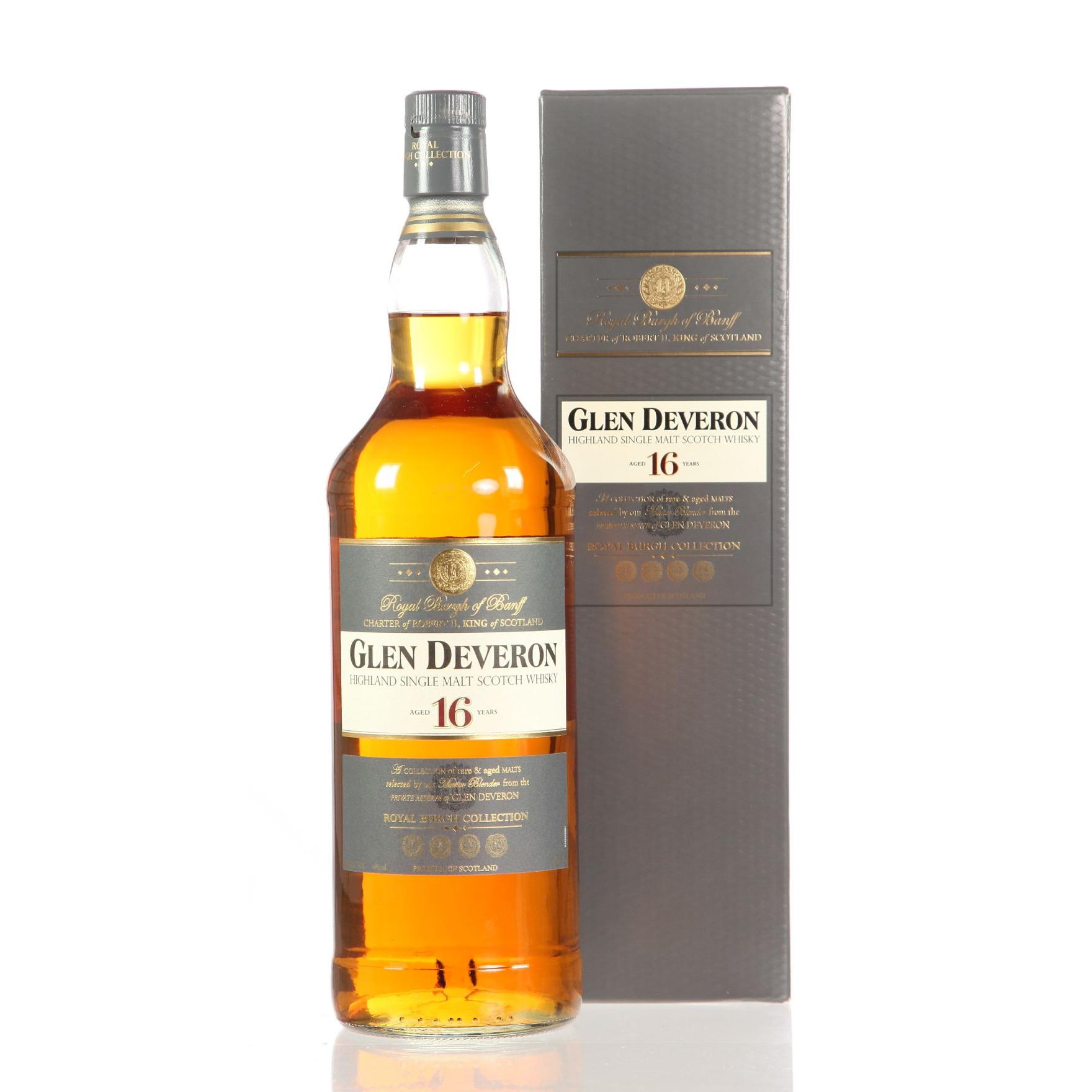 Glen Deveron 16 Year Old Whiskey 1000 ml